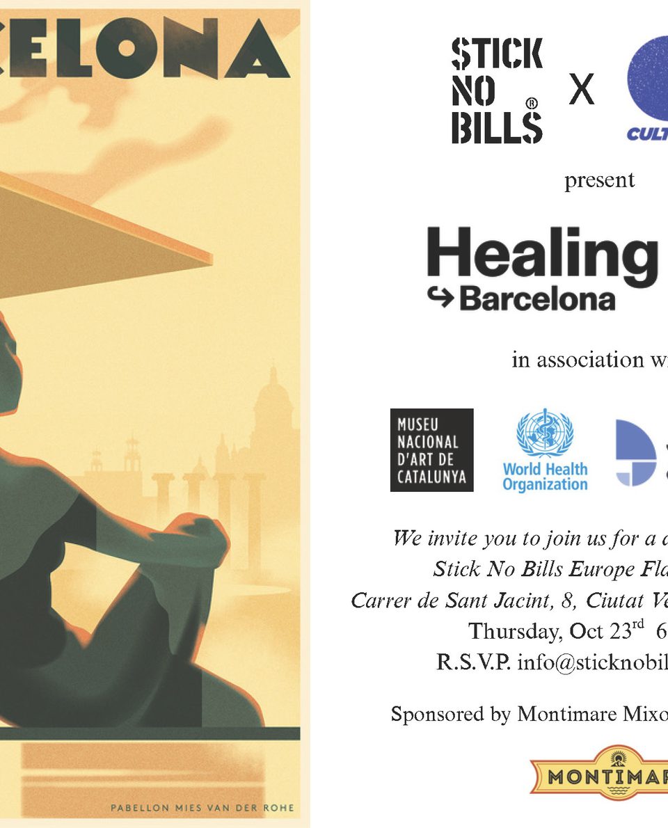 Stick No Bills Global ️ X Culturunners Drinks Reception Barcelona 23 10 25 1830 2100hrs